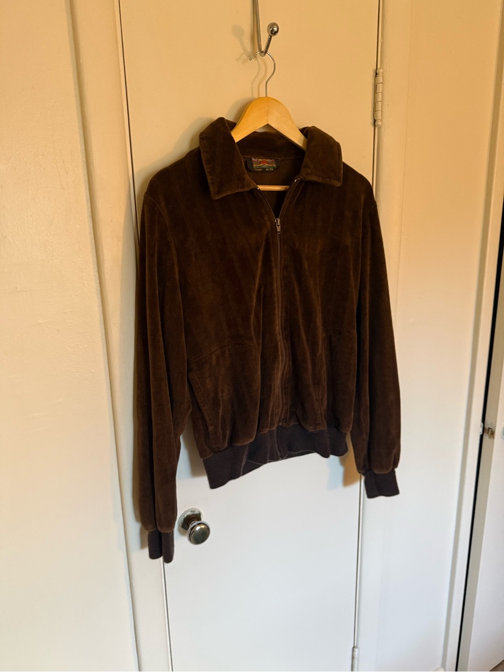 Sundance Men's Dark Brown Suede Zip-Up Sweater Jacket